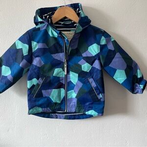 Hanna Andersson Kids Raincoat - Blue and Green